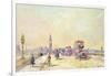 Traffic on Westminster Bridge-John Sutton-Framed Giclee Print