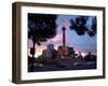 Traffic Passes by the Angel of Independence Monument in the Heart of Mexico City-John Moore-Framed Premium Photographic Print