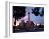 Traffic Passes by the Angel of Independence Monument in the Heart of Mexico City-John Moore-Framed Premium Photographic Print