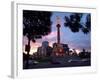 Traffic Passes by the Angel of Independence Monument in the Heart of Mexico City-John Moore-Framed Photographic Print