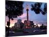 Traffic Passes by the Angel of Independence Monument in the Heart of Mexico City-John Moore-Mounted Photographic Print