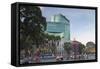 Traffic Passing Diamond Plaza, Ho Chi Minh City, Vietnam, Indochina, Southeast Asia, Asia-Ian Trower-Framed Stretched Canvas