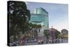 Traffic Passing Diamond Plaza, Ho Chi Minh City, Vietnam, Indochina, Southeast Asia, Asia-Ian Trower-Stretched Canvas