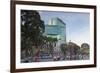 Traffic Passing Diamond Plaza, Ho Chi Minh City, Vietnam, Indochina, Southeast Asia, Asia-Ian Trower-Framed Photographic Print