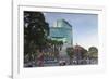 Traffic Passing Diamond Plaza, Ho Chi Minh City, Vietnam, Indochina, Southeast Asia, Asia-Ian Trower-Framed Photographic Print