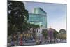 Traffic Passing Diamond Plaza, Ho Chi Minh City, Vietnam, Indochina, Southeast Asia, Asia-Ian Trower-Mounted Photographic Print