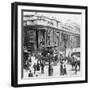 Traffic Passing the Bank of England, London, C Late 19th Century-null-Framed Photographic Print