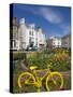 Traffic Roundabout with Painted Bicycles, Seaton, Devon Heritage Coast, Devon, England, UK, Europe-Neale Clarke-Stretched Canvas