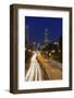 Traffic, Rush-Hour Traffic, Mobility, Dusk, Theodor-Heuss-Allee-Axel Schmies-Framed Photographic Print