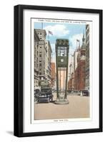 Traffic Tower, Midtown Manhattan-null-Framed Art Print