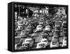 Traffic Traveling on Figueroa and Sunset Street-Loomis Dean-Framed Stretched Canvas