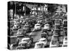 Traffic Traveling on Figueroa and Sunset Street-Loomis Dean-Stretched Canvas