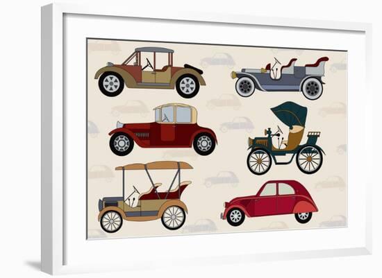 Traffic.-Milovelen-Framed Art Print