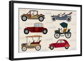 Traffic.-Milovelen-Framed Art Print