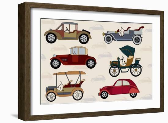 Traffic.-Milovelen-Framed Art Print