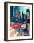 Trafic City-Marc Archambault-Framed Art Print