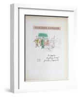 Tragedie, Comedie-Raoul Dufy-Framed Collectable Print