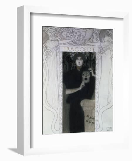 Tragedy, 1897-Gustav Klimt-Framed Giclee Print