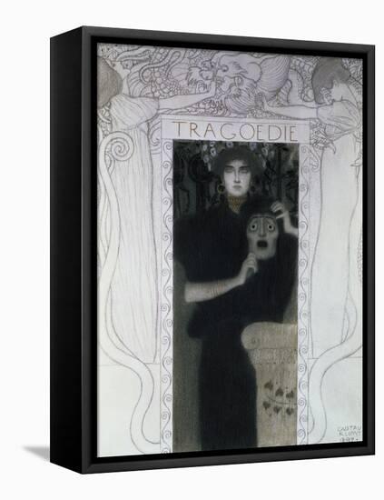 Tragedy, 1897-Gustav Klimt-Framed Stretched Canvas