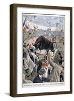 Tragic Bullfight Accident around Paris, 1899-Oswaldo Tofani-Framed Giclee Print