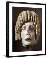 Tragic Mask Made of Marble, from Aydin-null-Framed Giclee Print