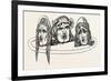 Tragic Masks from Pompeii Italy-null-Framed Giclee Print