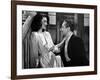 Tragique rendez vous WHISTLE STOP by LeonideMoguy with Ava Gardner and George Raft, 1945 (b/w photo-null-Framed Photo