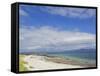 Traigh Bhan Beach and Sound of Iona, Isle of Iona, Inner Hebrides, Scotland, United Kingdom, Europe-Neale Clarke-Framed Stretched Canvas