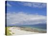 Traigh Bhan Beach and Sound of Iona, Isle of Iona, Inner Hebrides, Scotland, United Kingdom, Europe-Neale Clarke-Stretched Canvas