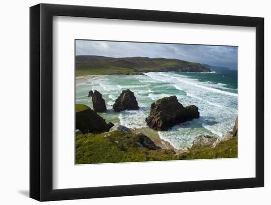 Traigh Ghearadha Beach, North East Lewis, Outer Hebrides, Scotland, UK, June 2009-Muñoz-Framed Photographic Print