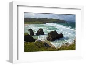 Traigh Ghearadha Beach, North East Lewis, Outer Hebrides, Scotland, UK, June 2009-Muñoz-Framed Photographic Print