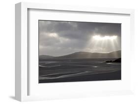 Traigh Losgaintir Beach and Estuary in Evening Light, North Harris, Scotland, UK, May-Peter Cairns-Framed Photographic Print