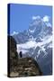 Trail Between Namche Bazaar and Everest View Hotel-Peter Barritt-Stretched Canvas