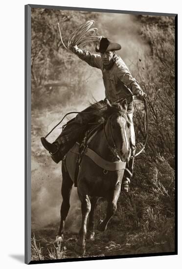 Trail Boss-Barry Hart-Mounted Art Print