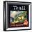 Trail Brand - Lamanda Park, California - Citrus Crate Label-Lantern Press-Framed Art Print