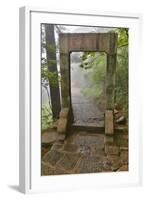 Trail in Fog, Yellow Mountains a UNESCO World Heritage Site-Darrell Gulin-Framed Photographic Print