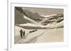 Trail of Cross-Country Skiers-null-Framed Art Print