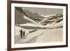 Trail of Cross-Country Skiers-null-Framed Art Print