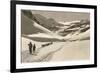 Trail of Cross-Country Skiers-null-Framed Art Print