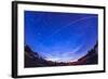 Trail of the International Space Station as it Passes over a Campground in Canada-null-Framed Photographic Print