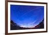 Trail of the International Space Station as it Passes over a Campground in Canada-null-Framed Photographic Print