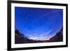 Trail of the International Space Station as it Passes over a Campground in Canada-null-Framed Photographic Print