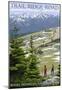 Trail Ridge Road - Rocky Mountain National Park-null-Mounted Poster