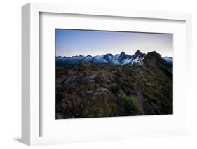 Trail Running in the North Cascades, Washington-Steven Gnam-Framed Photographic Print