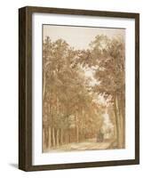 Trail through a forest, c.1638-42-Cornelis Vroom-Framed Giclee Print