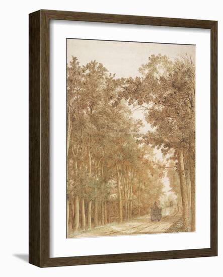 Trail through a forest, c.1638-42-Cornelis Vroom-Framed Giclee Print