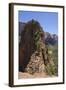 Trail to Angels Landing, Zion National Park, Utah, United States of America, North America-Gary Cook-Framed Photographic Print