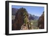 Trail to Angels Landing, Zion National Park, Utah, United States of America, North America-Gary-Framed Photographic Print