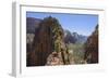 Trail to Angels Landing, Zion National Park, Utah, United States of America, North America-Gary-Framed Photographic Print