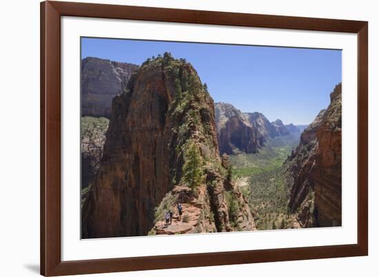 Trail to Angels Landing, Zion National Park, Utah, United States of America, North America-Gary-Framed Photographic Print